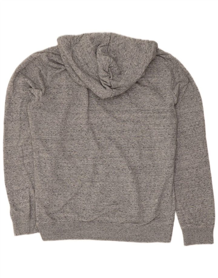 Champion Mens Hoodie Jumper Medium Grey Flecked Cotton
