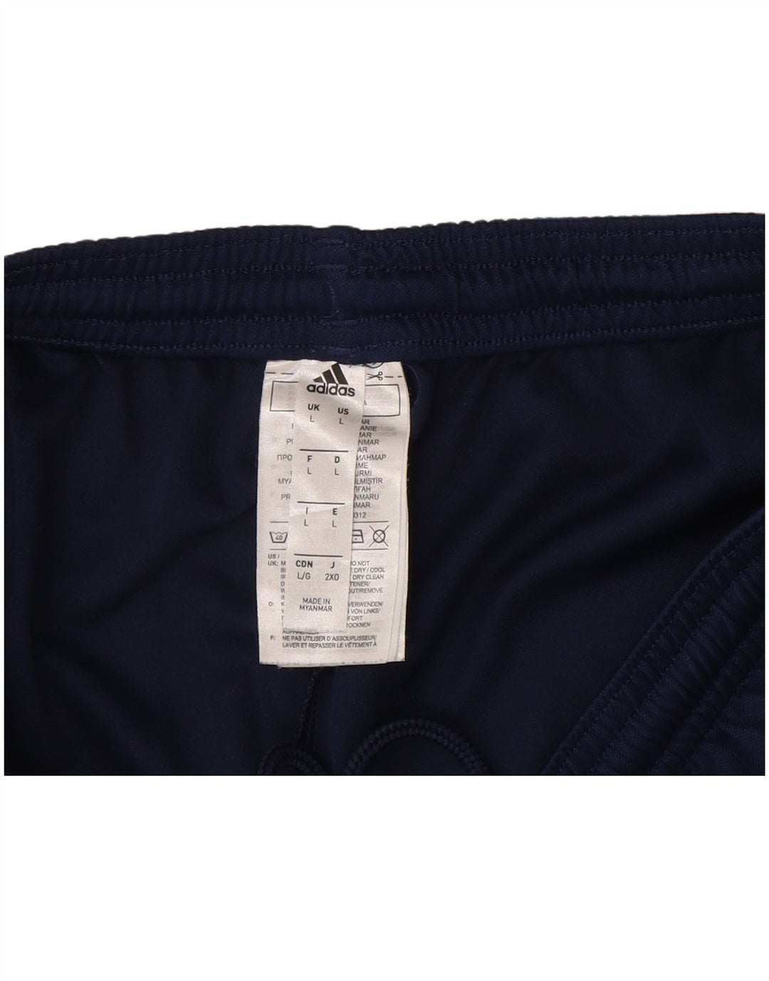 Adidas Mens Aeroready Sport Shorts Large  Navy Blue Polyester