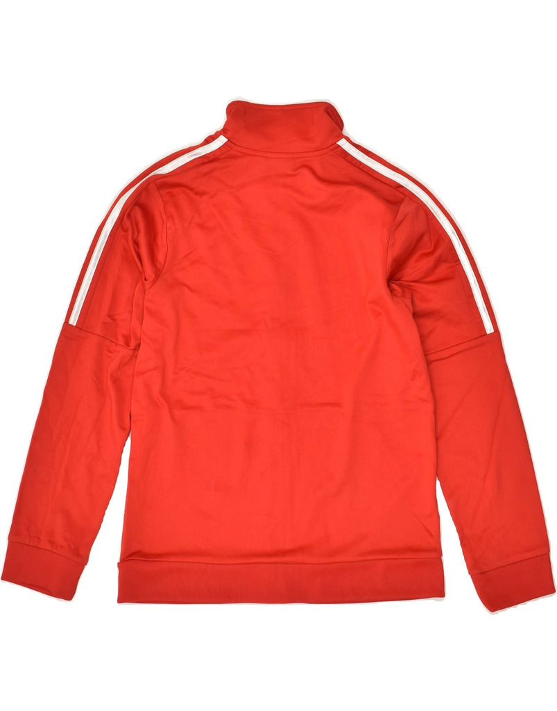 ADIDAS Girls Tracksuit Top Jacket 10-11 Years Medium  Red Polyester | Vintage Adidas | Thrift | Second-Hand Adidas | Used Clothing | Messina Hembry 