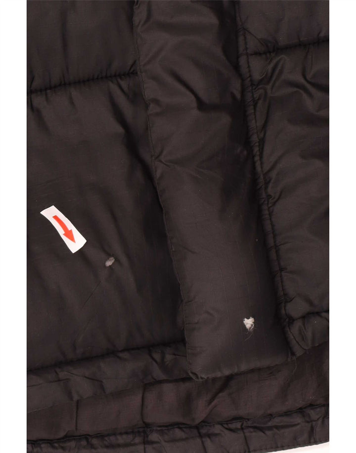 Zara Mens Padded Jacket UK 38 Medium Black Polyamide
