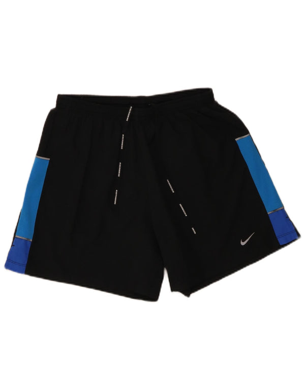 Nike Mens Dri Fit Sport Shorts Medium  Black Colourblock Polyester