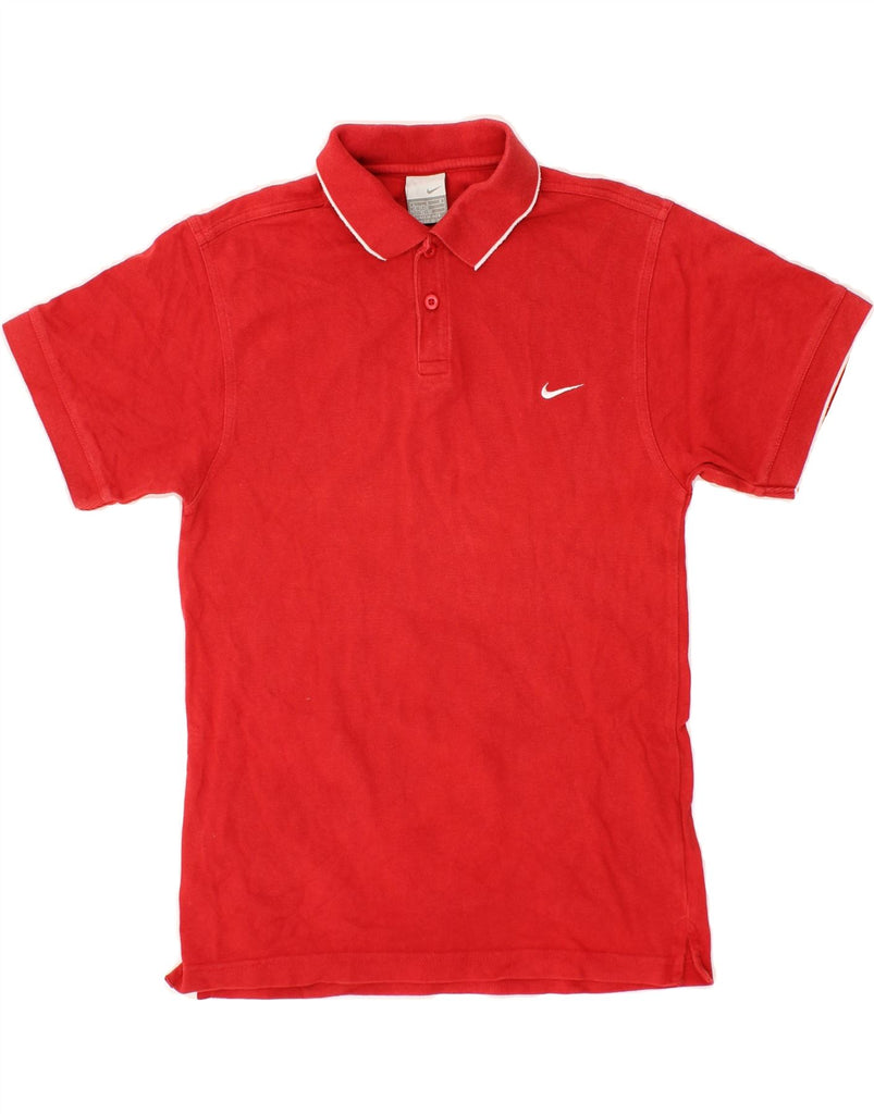 NIKE Boys Polo Shirt 14-15 Years Red Vintage Nike and Second-Hand Nike from Messina Hembry 