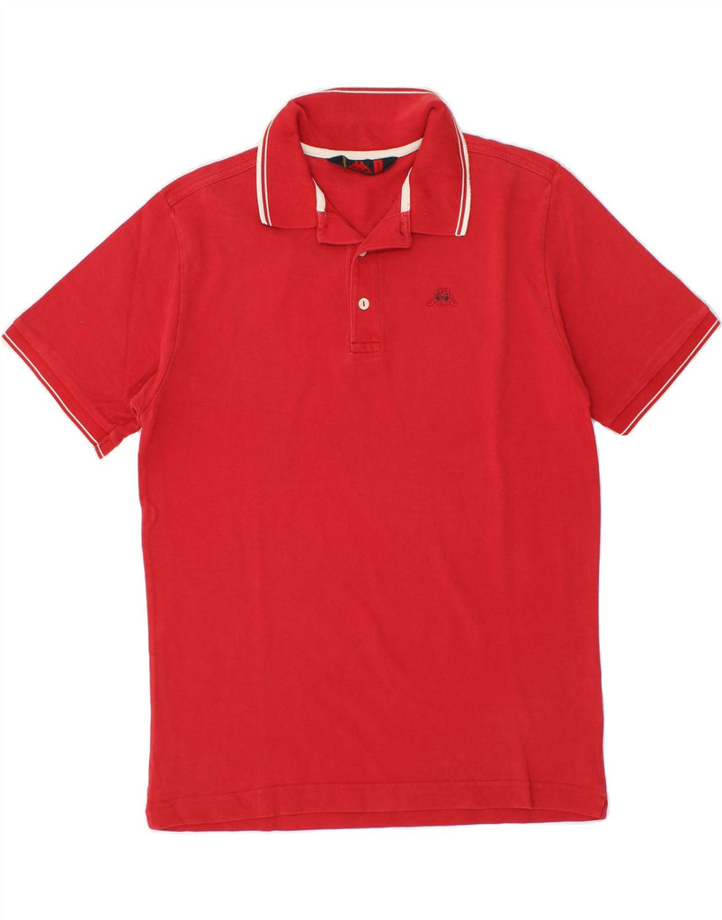 KAPPA Mens Polo Shirt Medium Red Cotton | Vintage Kappa | Thrift | Second-Hand Kappa | Used Clothing | Messina Hembry 