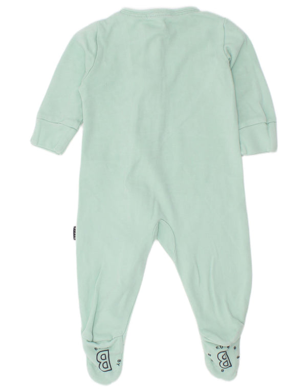Ted Baker Baby Boys Graphic Long Sleeve Jumpsuit 3-6 Months Turquoise