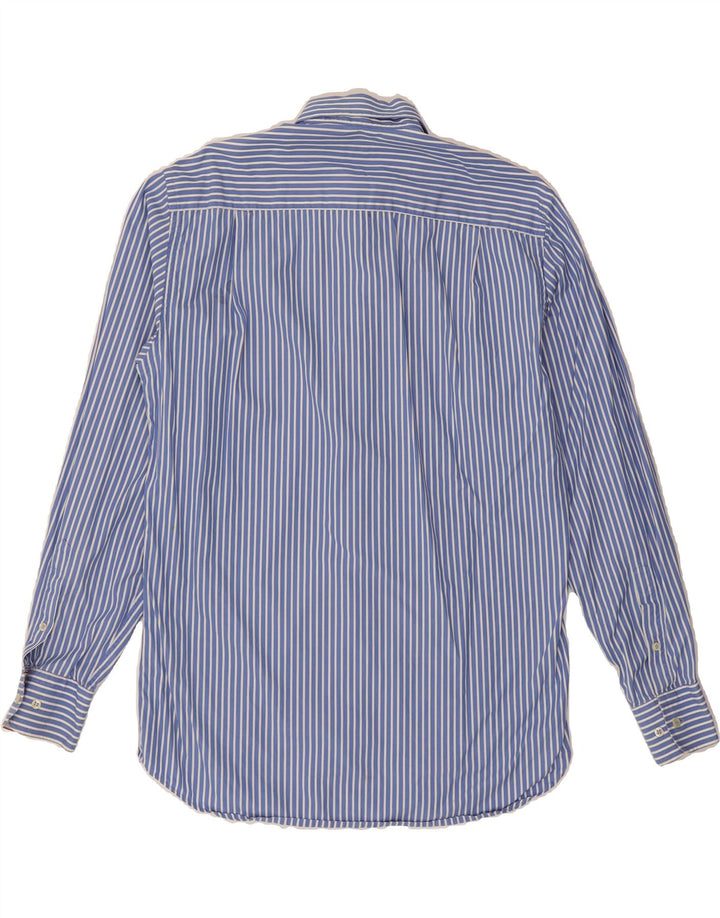 PAUL & SHARK Mens Shirt Medium Blue Pinstripe Cotton Vintage Paul & Shark and Second-Hand Paul & Shark from Messina Hembry 