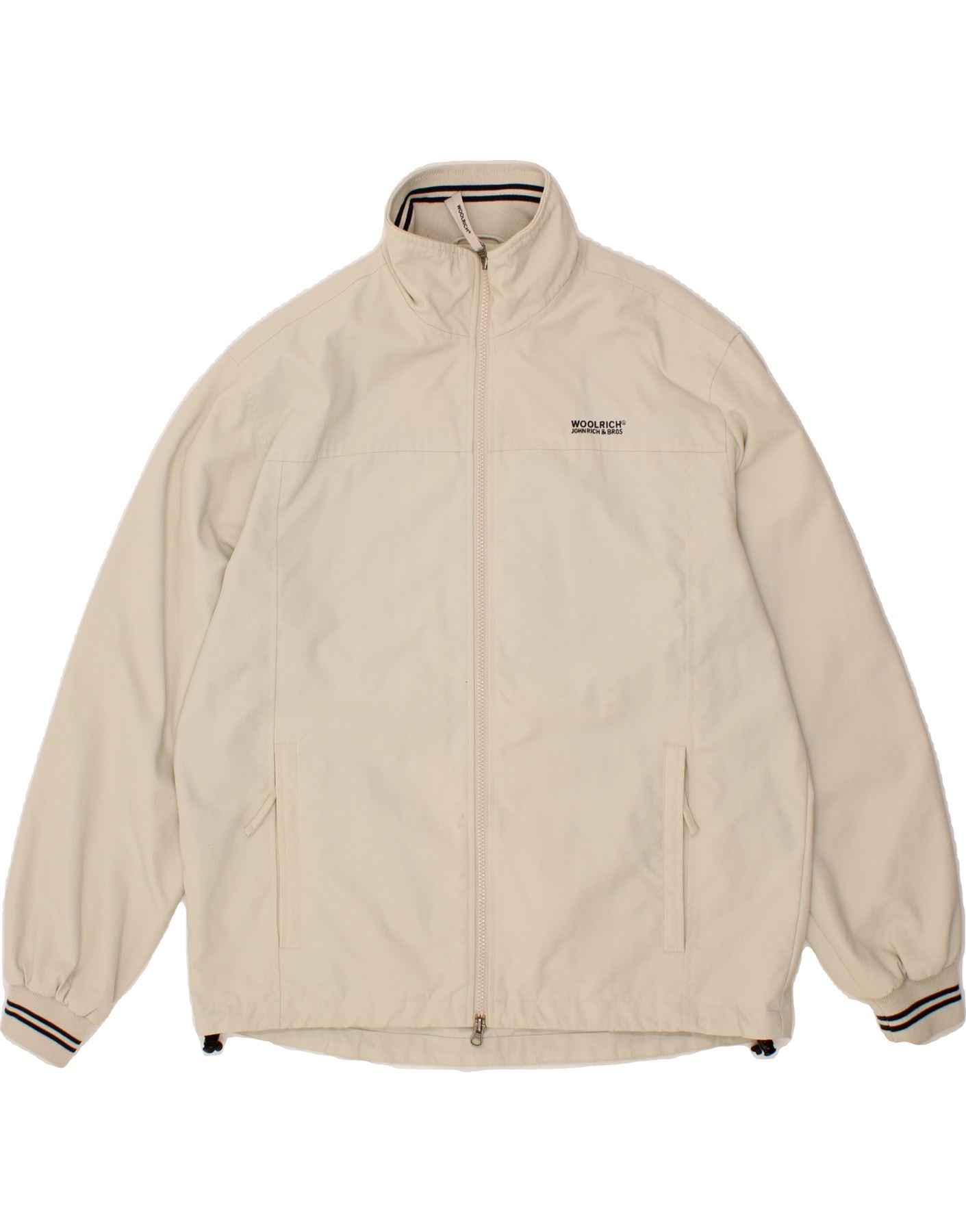 WOOLRICH Giubbotto Bomber Uomo UK 40 Large Beige