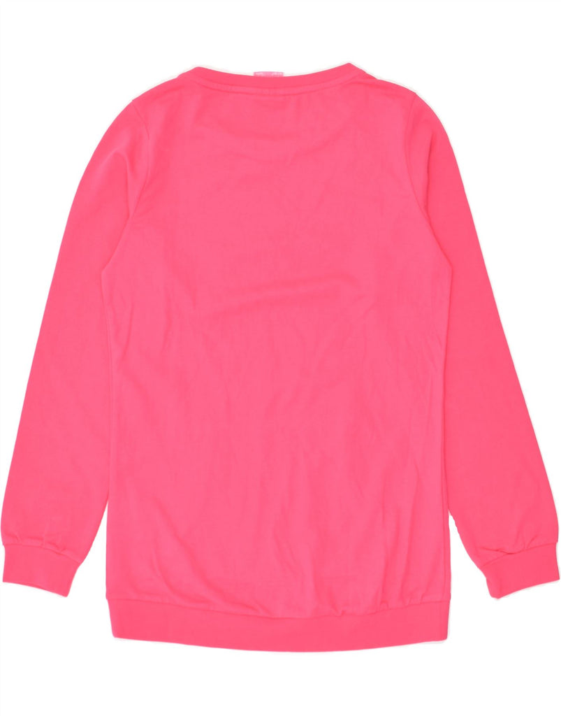 CHAMPION Girls Graphic Sweatshirt Jumper 13-14 Years XL Pink Cotton | Vintage Champion | Thrift | Second-Hand Champion | Used Clothing | Messina Hembry 