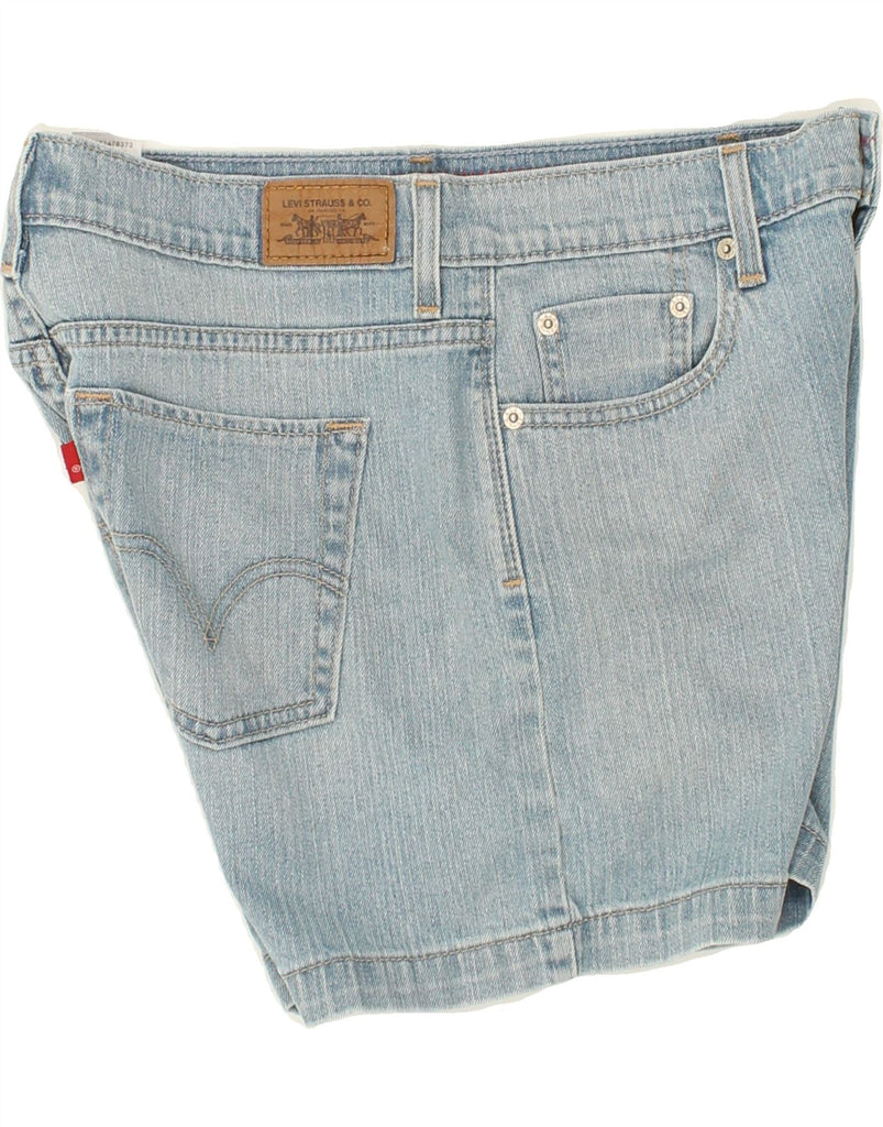 LEVI'S Womens 515 Denim Shorts US 10 Large W32 Blue Cotton Vintage Levi's and Second-Hand Levi's from Messina Hembry 