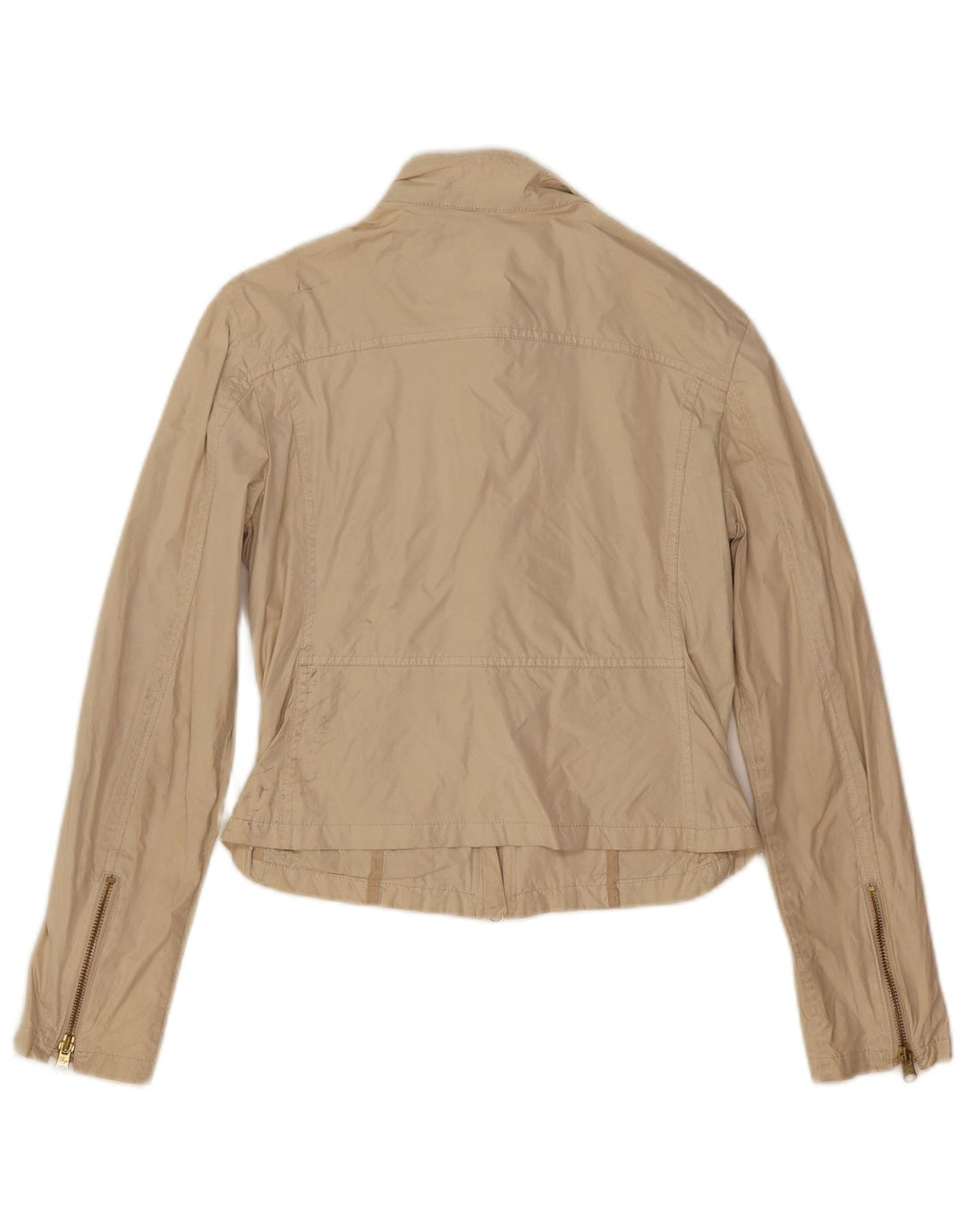Fay Womens Crop Utility Jacket UK 8 Small Beige