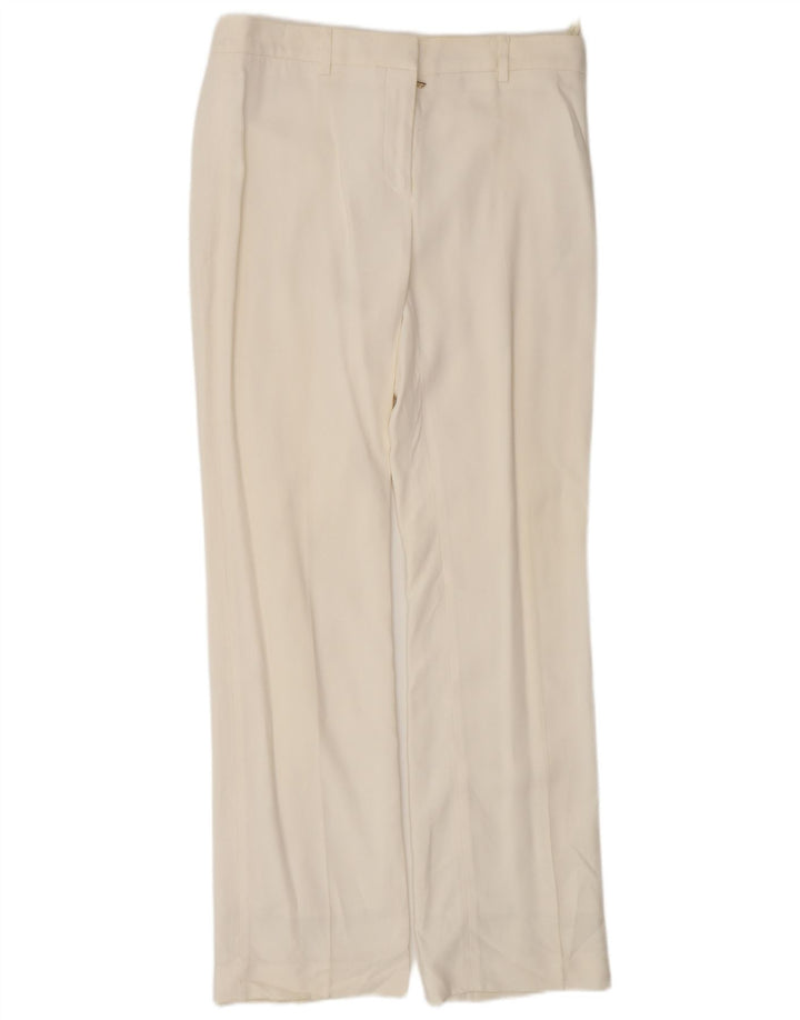 GIVENCHY Womens Casual Trousers EU 38 Medium W30 L30 White Classic