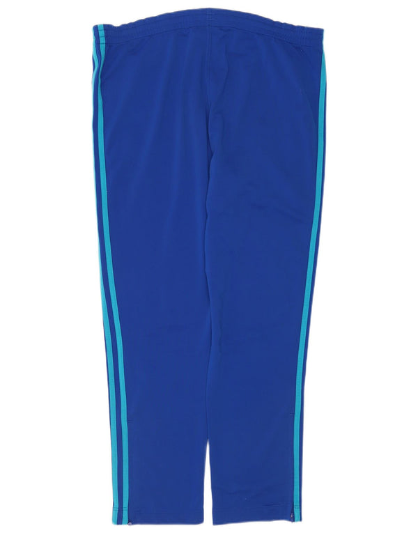 Adidas Mens Tracksuit Trousers Medium Blue Polyester