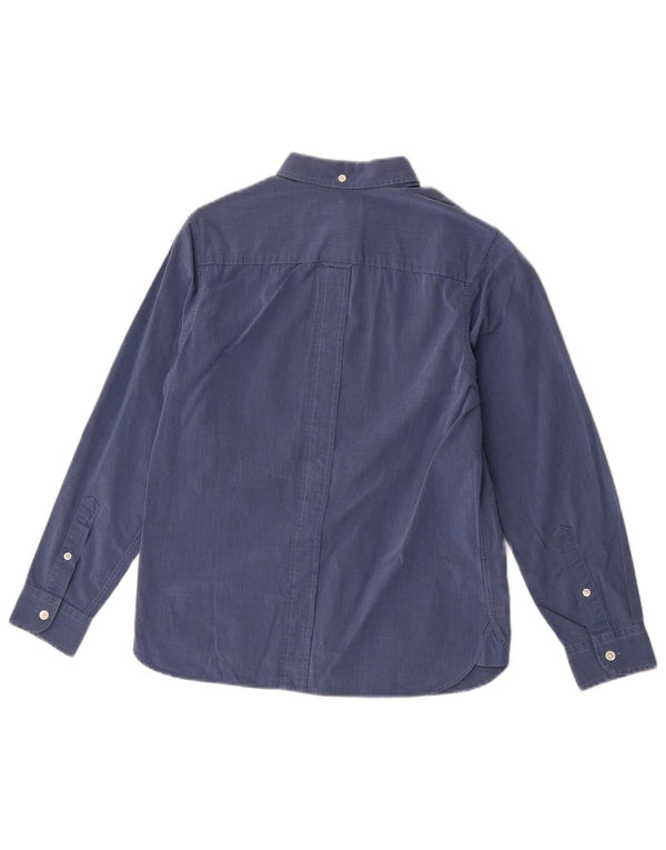 Fred Perry Boys Shirt 10-11 Years Blue Cotton