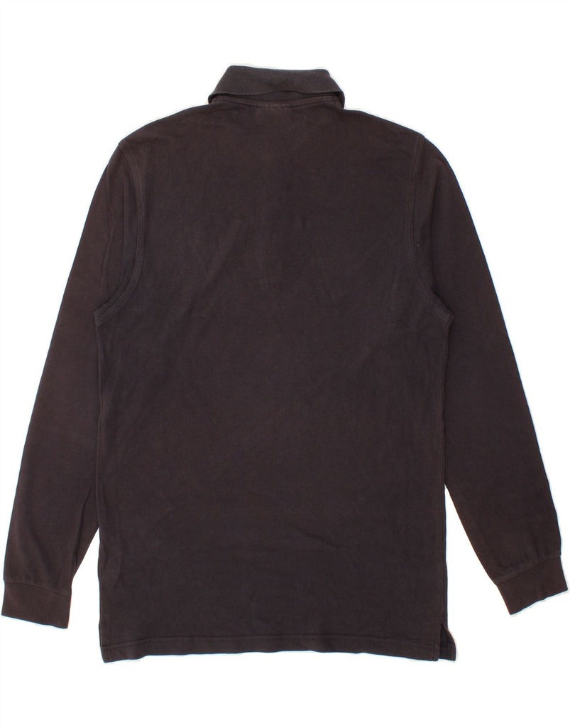 LOTTO Mens Long Sleeve Polo Shirt XL Navy Blue Cotton Vintage Lotto and Second-Hand Lotto from Messina Hembry 