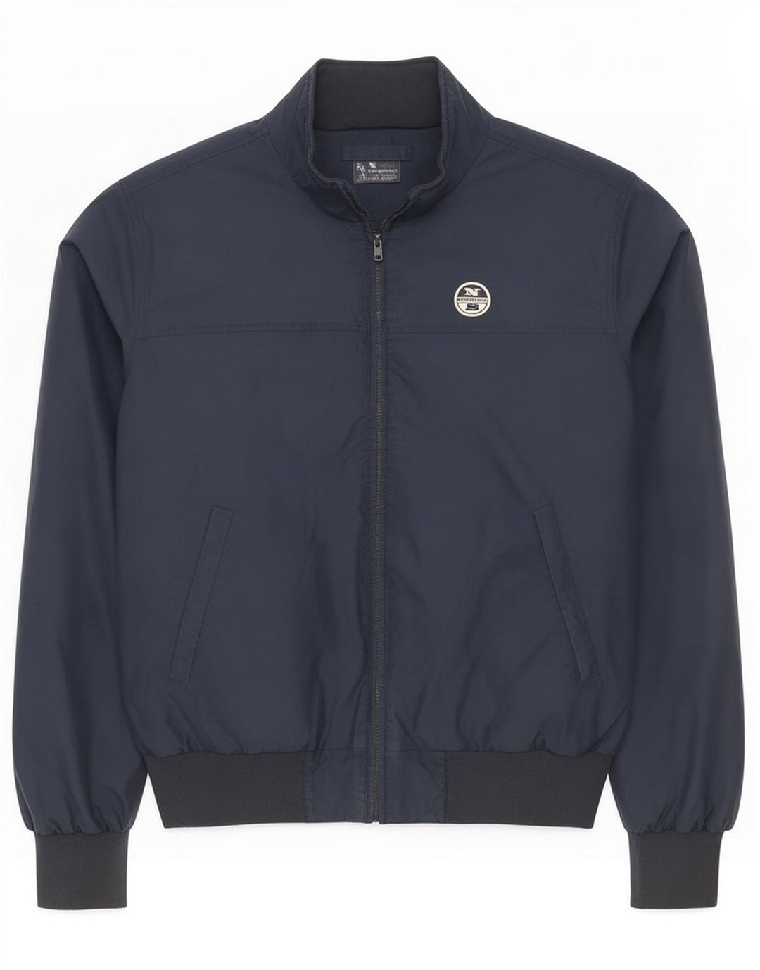 North Sails Mens Bomber Jacket UK 44 2XL Navy Blue Polyamide
