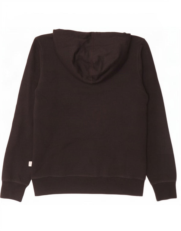Jack & Jones Mens Hoodie Jumper Small Black Polyester