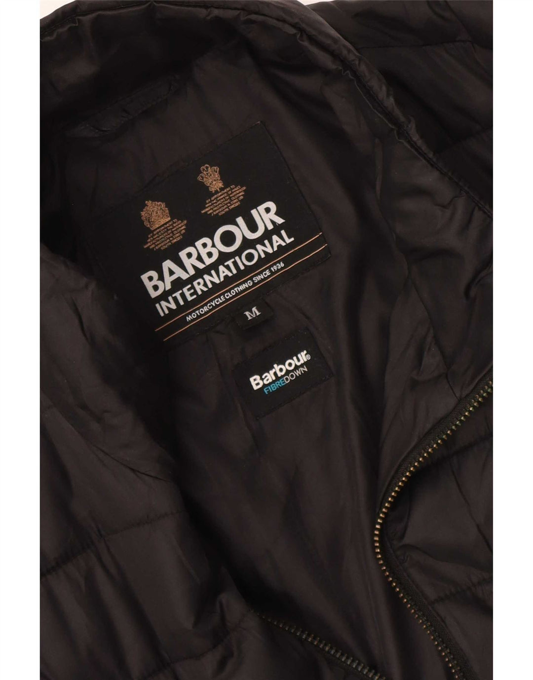Barbour Mens Padded Jacket UK 38 Medium Black