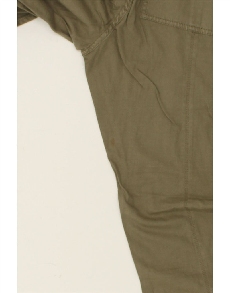 J. CREW Womens Slim Casual Trousers US 12 Large W34 L27  Khaki Cotton | Vintage J. Crew | Thrift | Second-Hand J. Crew | Used Clothing | Messina Hembry 