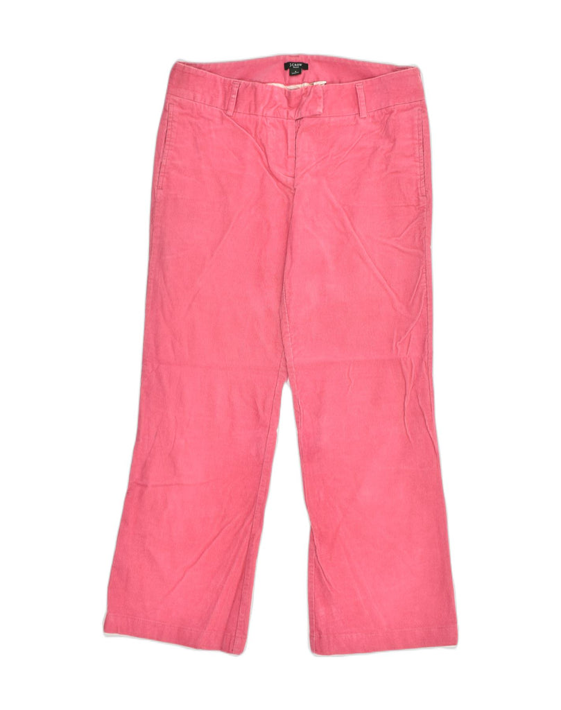 J. CREW Womens Low Waist Corduroy Trousers US 6 Medium W32 L26  Pink | Vintage J. Crew | Thrift | Second-Hand J. Crew | Used Clothing | Messina Hembry 