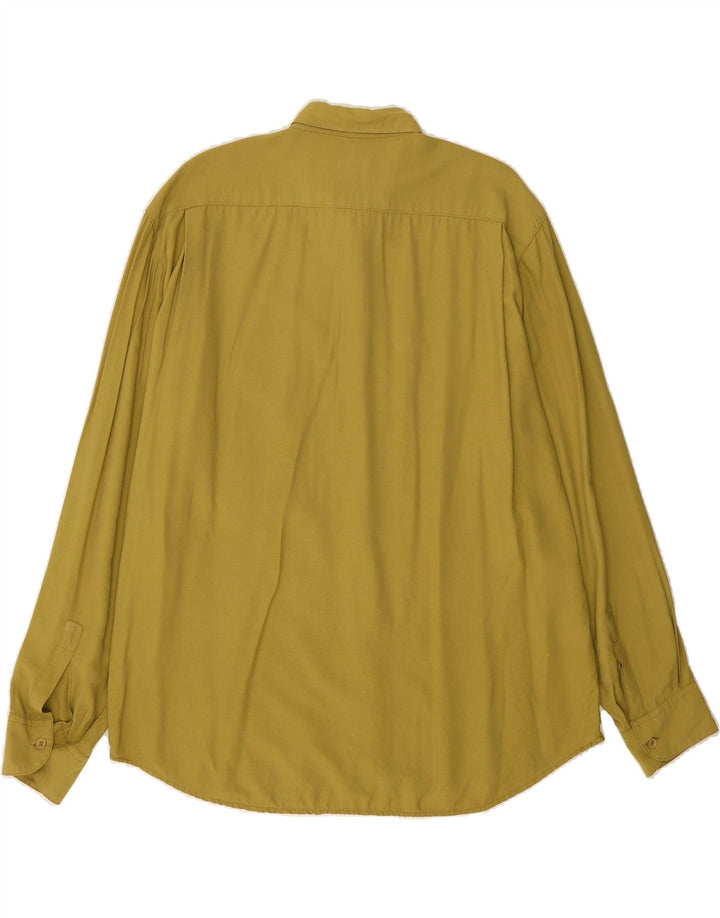 QUARRY Mens Shirt XL Green Viscose Vintage Quarry and Second-Hand Quarry from Messina Hembry 