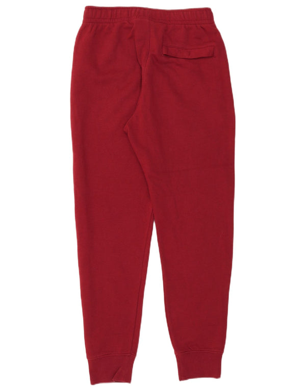 Nike Mens Tracksuit Trousers Joggers XS Burgundy Cotton