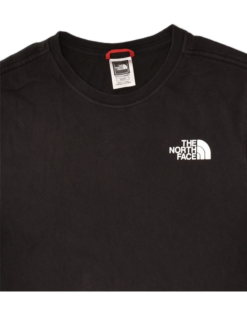 THE NORTH FACE Mens Graphic T-Shirt Top XS Black Cotton | Vintage The North Face | Thrift | Second-Hand The North Face | Used Clothing | Messina Hembry 