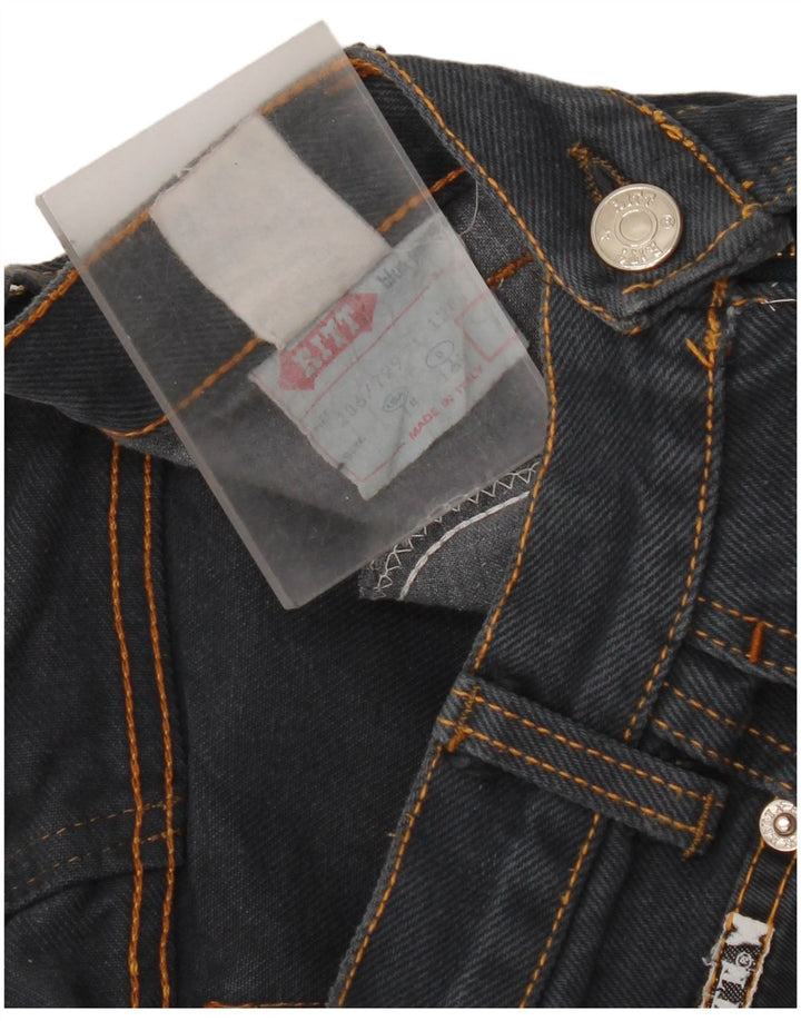 Ritt Womens Straight Jeans W26 L30 Navy Blue Cotton