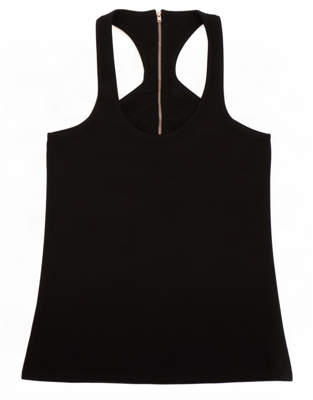Reiss Womens Vest Top UK 10 Small Black Viscose