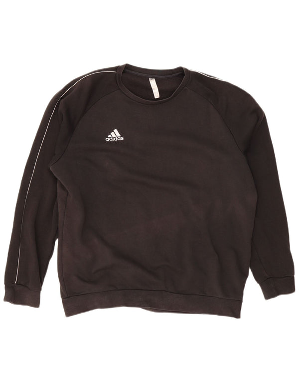 ADIDAS Mens Sweatshirt Jumper XL Black Cotton