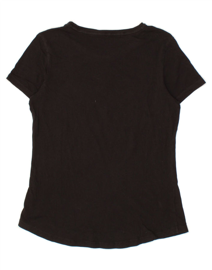 PUMA Womens Graphic T-Shirt Top UK 14 Large Black Vintage Puma and Second-Hand Puma from Messina Hembry 