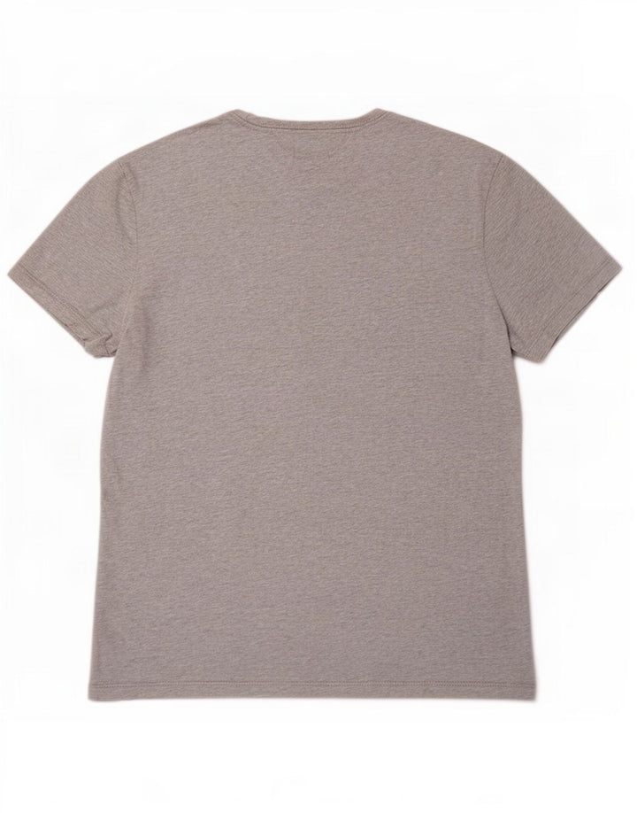 Tommy Hilfiger Mens T-Shirt Top Medium Grey Cotton