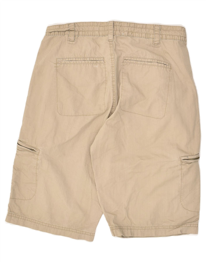 CALVIN KLEIN Mens Cargo Shorts W29 Small Beige Cotton | Vintage Calvin Klein | Thrift | Second-Hand Calvin Klein | Used Clothing | Messina Hembry 