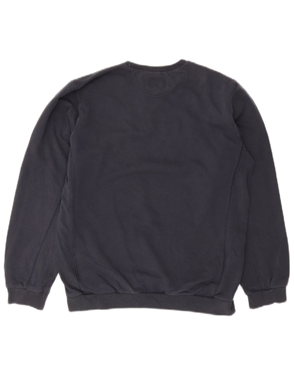 Champion Boys Graphic Sweatshirt Jumper 13-14 Years XL Navy Blue Cotton