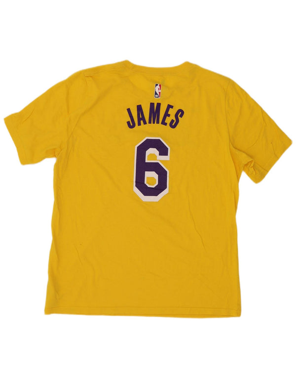 Nike Boys Lakers Graphic T-Shirt Top 13-14 Years XL Yellow