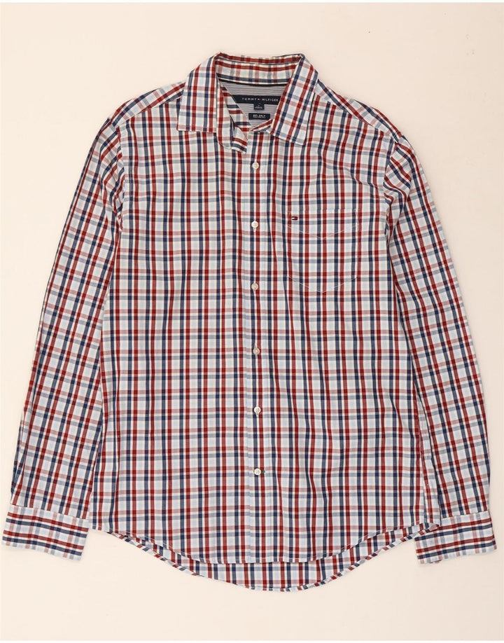 Tommy Hilfiger Mens Shirt Medium Multicoloured Check Cotton