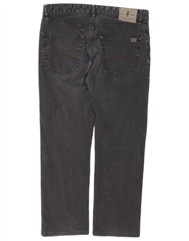 Marlboro Classics Mens Straight Regular Fit Casual Trousers W32 L27 Grey