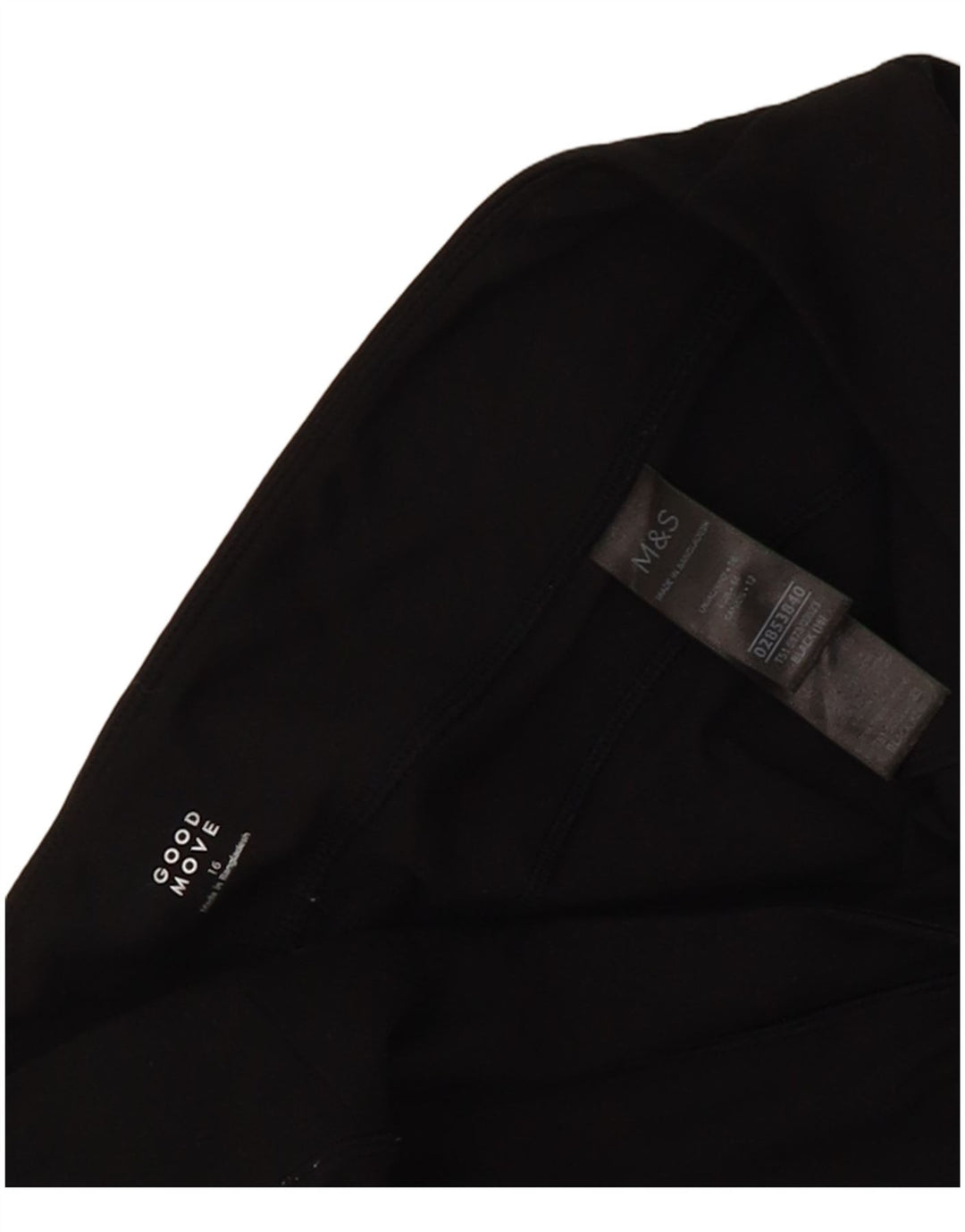 Marks & Spencer Womens Tracksuit Trousers Joggers UK 16 Large Black