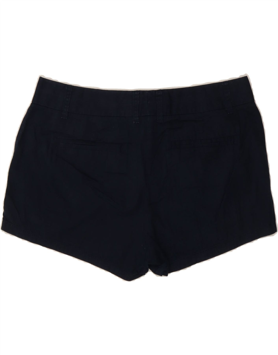 J. CREW Womens Broken In Chino Shorts US 8 Medium W30 L Navy Blue Cotton Vintage J. Crew and Second-Hand J. Crew from Messina Hembry 
