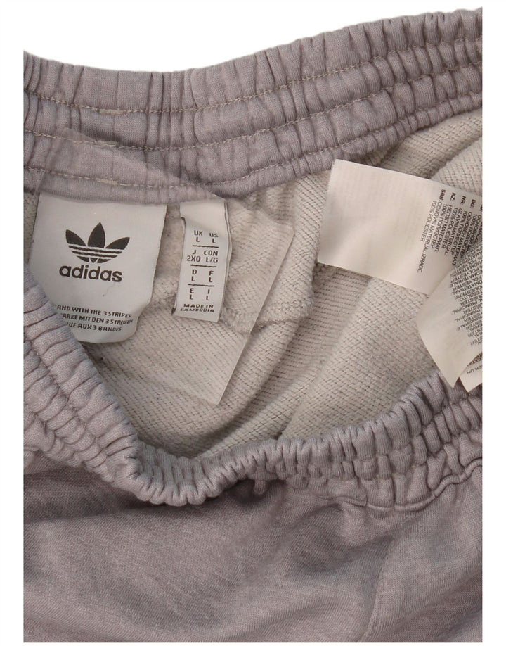 ADIDAS Mens Sport Shorts Large  Grey Polyester