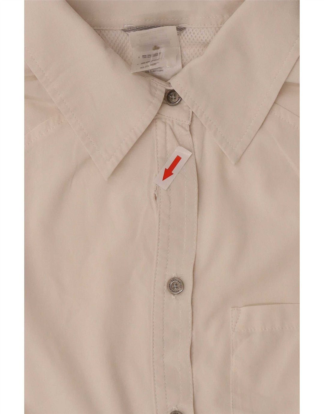 The North Face Womens Short Sleeve Regular Fit Shirt UK 12 Medium Beige