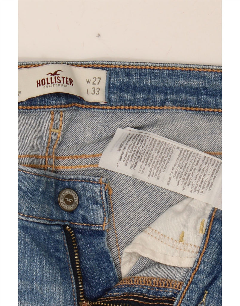 HOLLISTER Womens Slim Jeans W27 L33 Blue Cotton Vintage Hollister and Second-Hand Hollister from Messina Hembry 