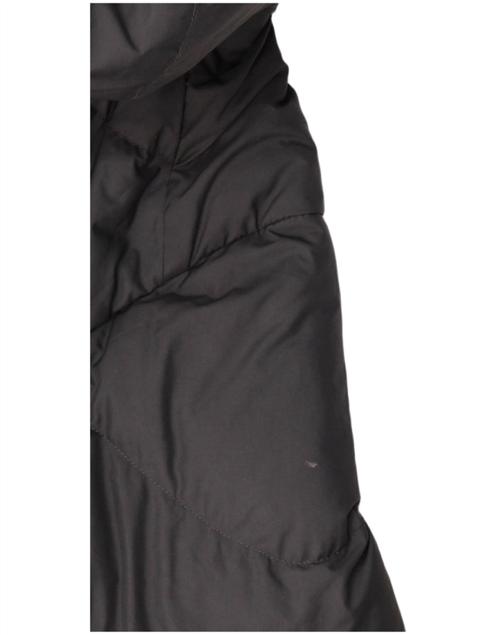 Jack Wolfskin Womens Standard Hooded Padded Jacket UK 16 Large Grey