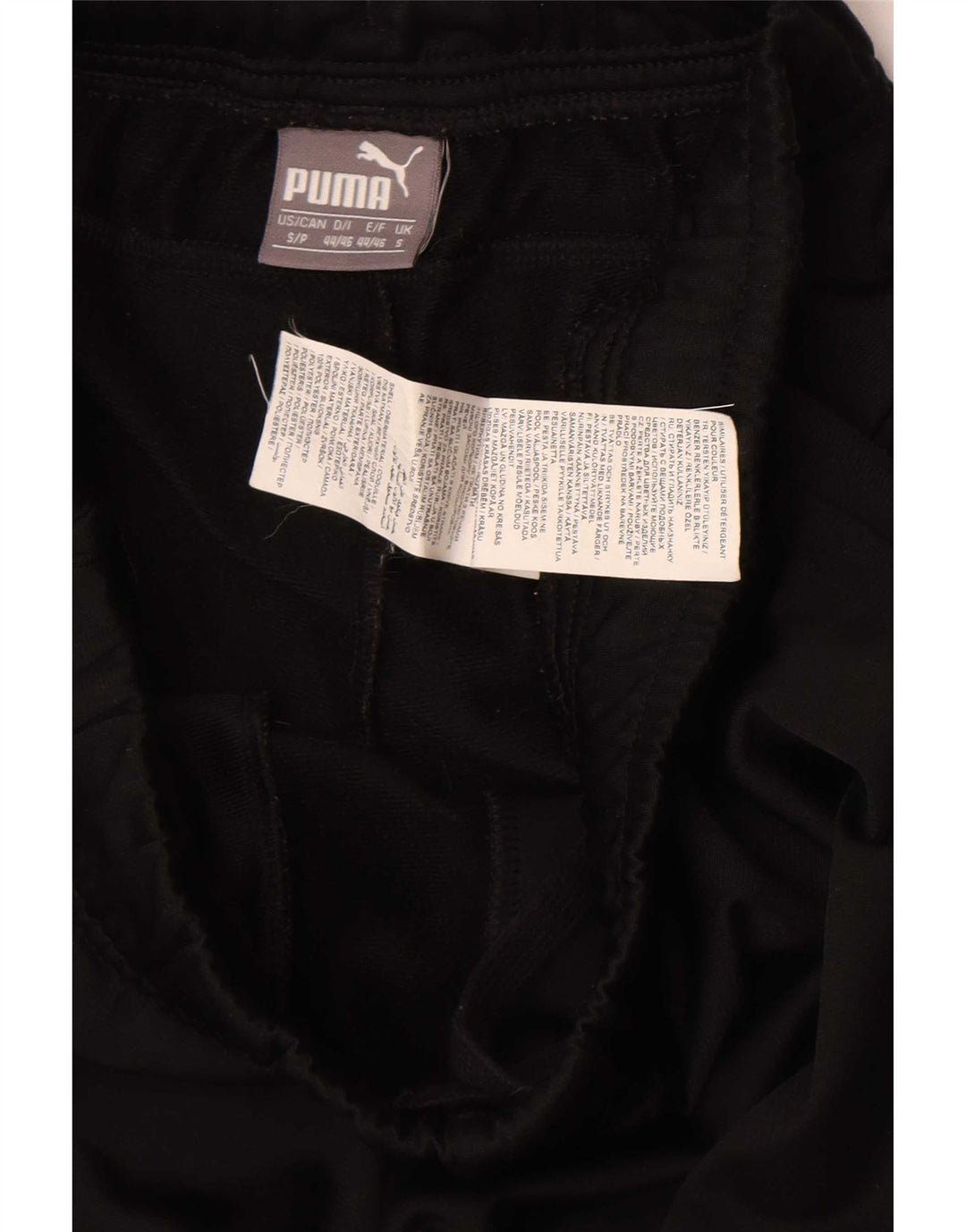 Puma Mens Tracksuit Trousers Joggers Small  Black Polyester