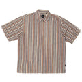 Engbers Mens Short Sleeve Shirt Large Multicoloured Striped Cotton