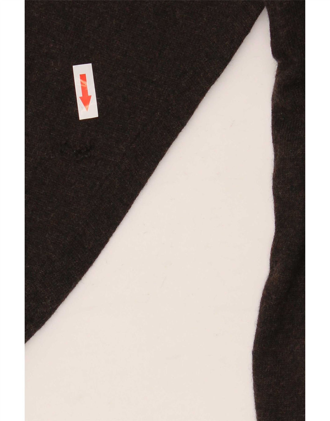 Tommy Hilfiger Mens V-Neck Jumper Sweater XL Brown Lambswool