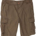 Kappa Mens Cargo Shorts IT 50 Large W36  Khaki Cotton