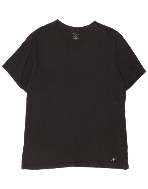 Calvin Klein Mens T-Shirt Top Large Black