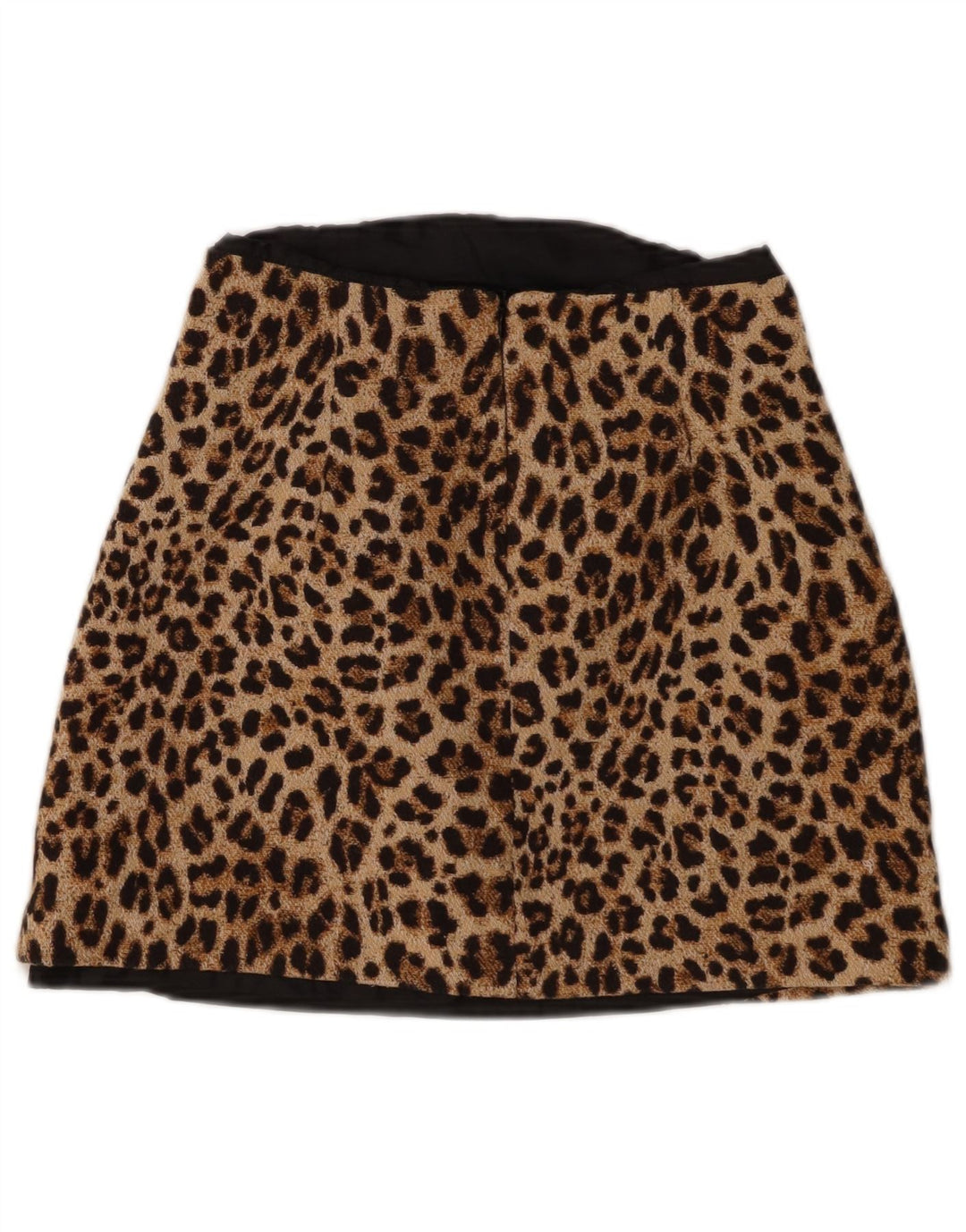 Zara Womens Mini Skirt Small W26  Brown Animal Print