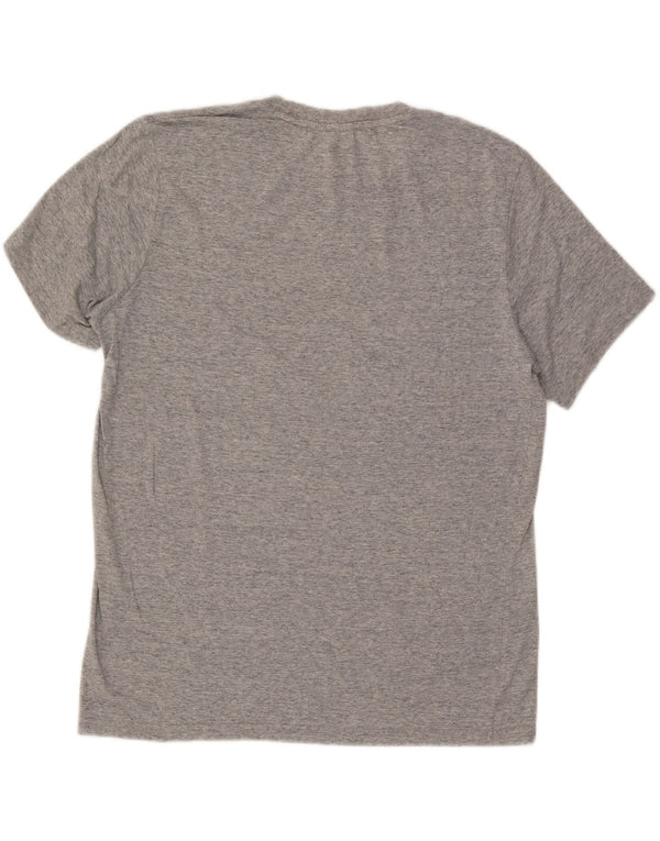 Champion Mens T-Shirt Top 2XL Grey Flecked Cotton