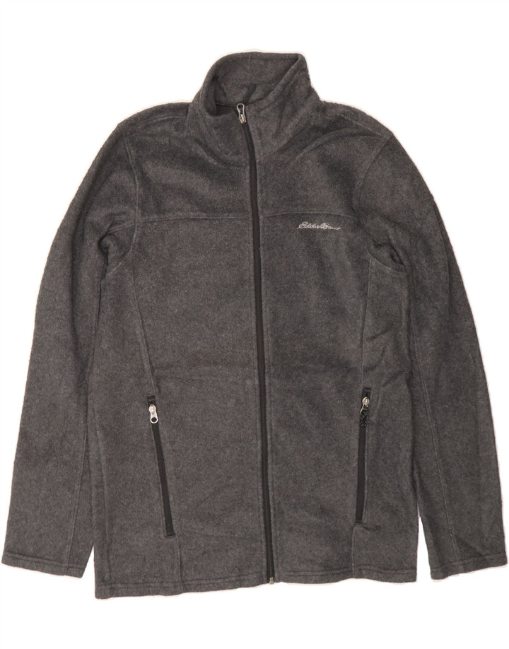 EDDIE BAUER Mens Fleece Jacket UK 36 Small Grey Polyester Vintage Eddie Bauer and Second-Hand Eddie Bauer from Messina Hembry 