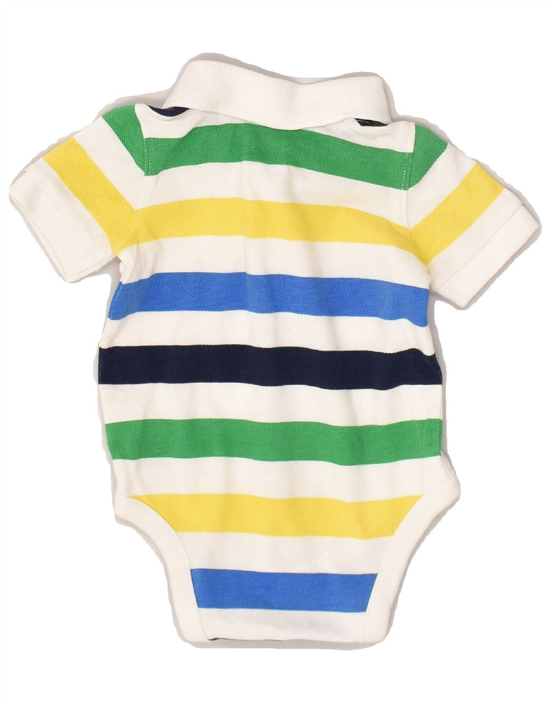 GAP Baby Boys Bodysuit 3-6 Months Multicoloured Striped Cotton | Vintage Gap | Thrift | Second-Hand Gap | Used Clothing | Messina Hembry 